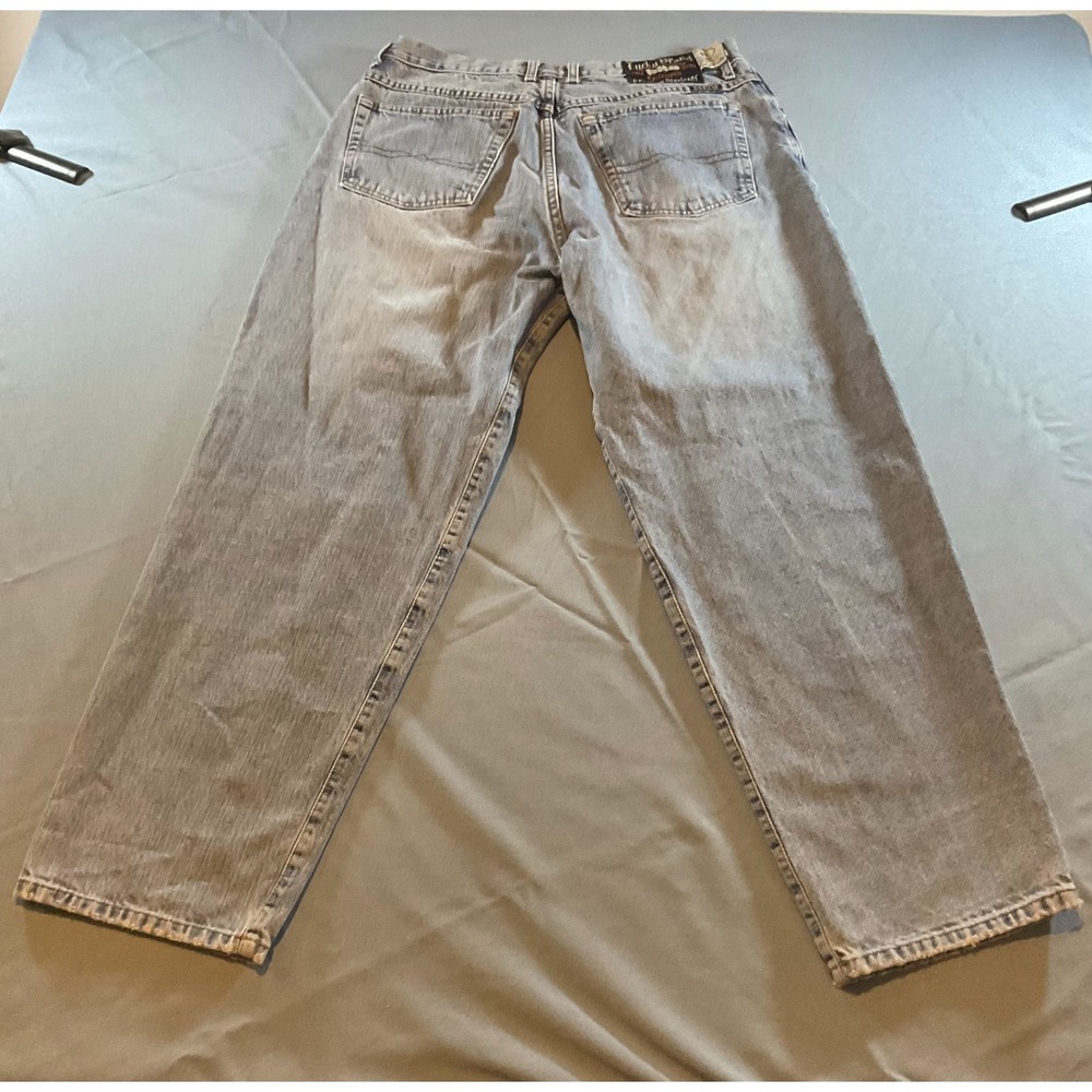 Lucky Brand Black Label Vintage Dungarees Blue Jeans Men 34x30 USA Made Straight